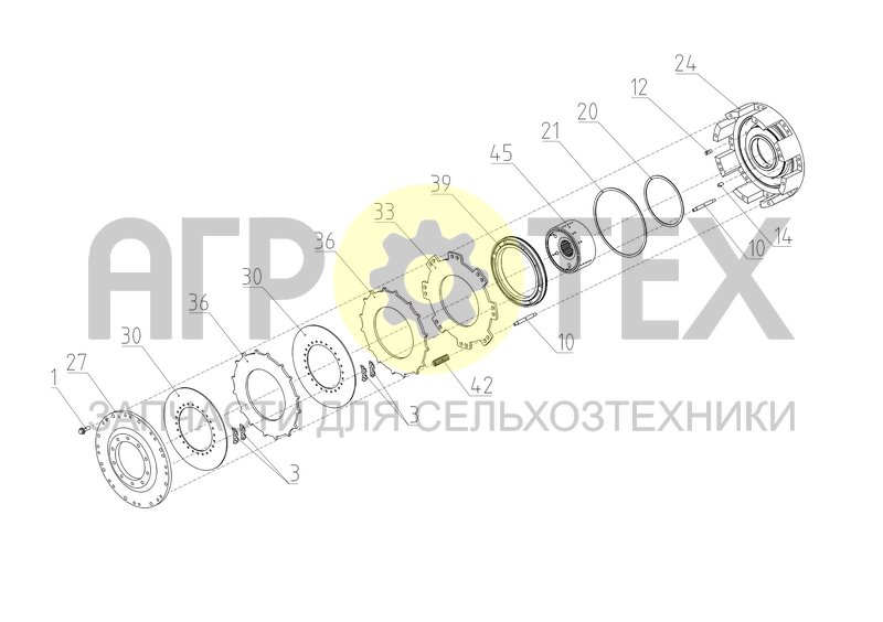 Чертеж Сцепление (TM78B560A-RSM)